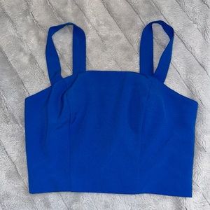 Dynamite Zipper Back Crop Top